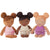 LullaBaby Plush Bath Dolls in a Basket