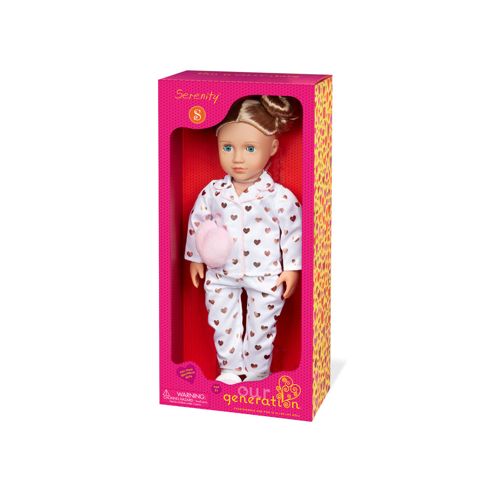 Our Generation Serenity 18" Doll w/ Pajama Outfit