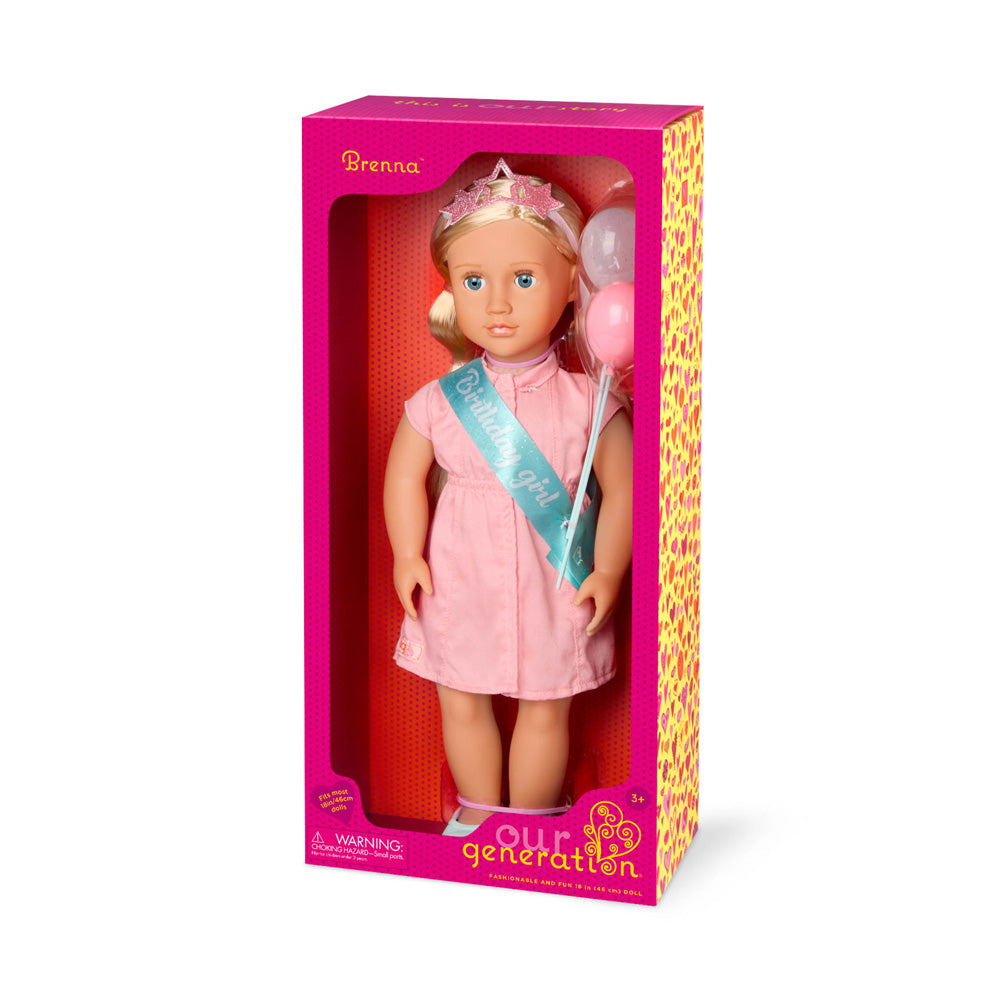 Our Generation Brenna 18" Birthday Doll