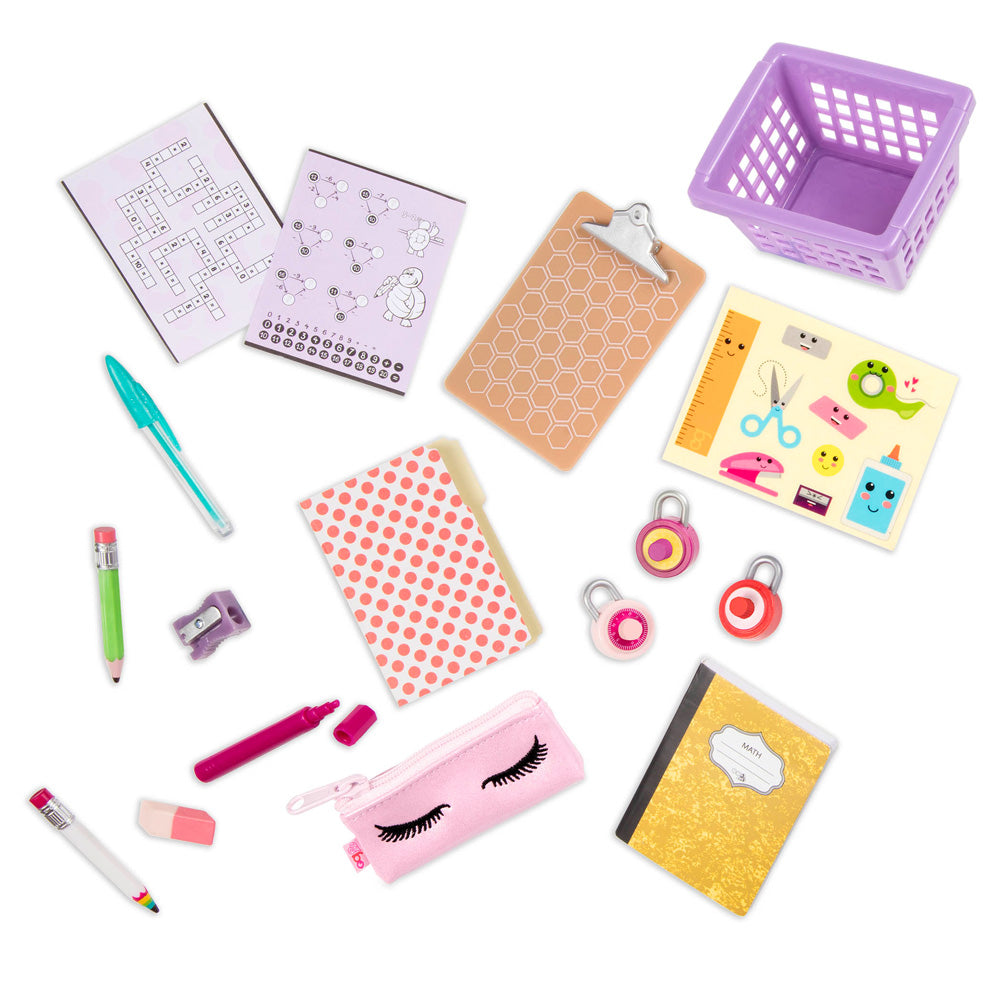 Our Generation Deluxe School Locker Set