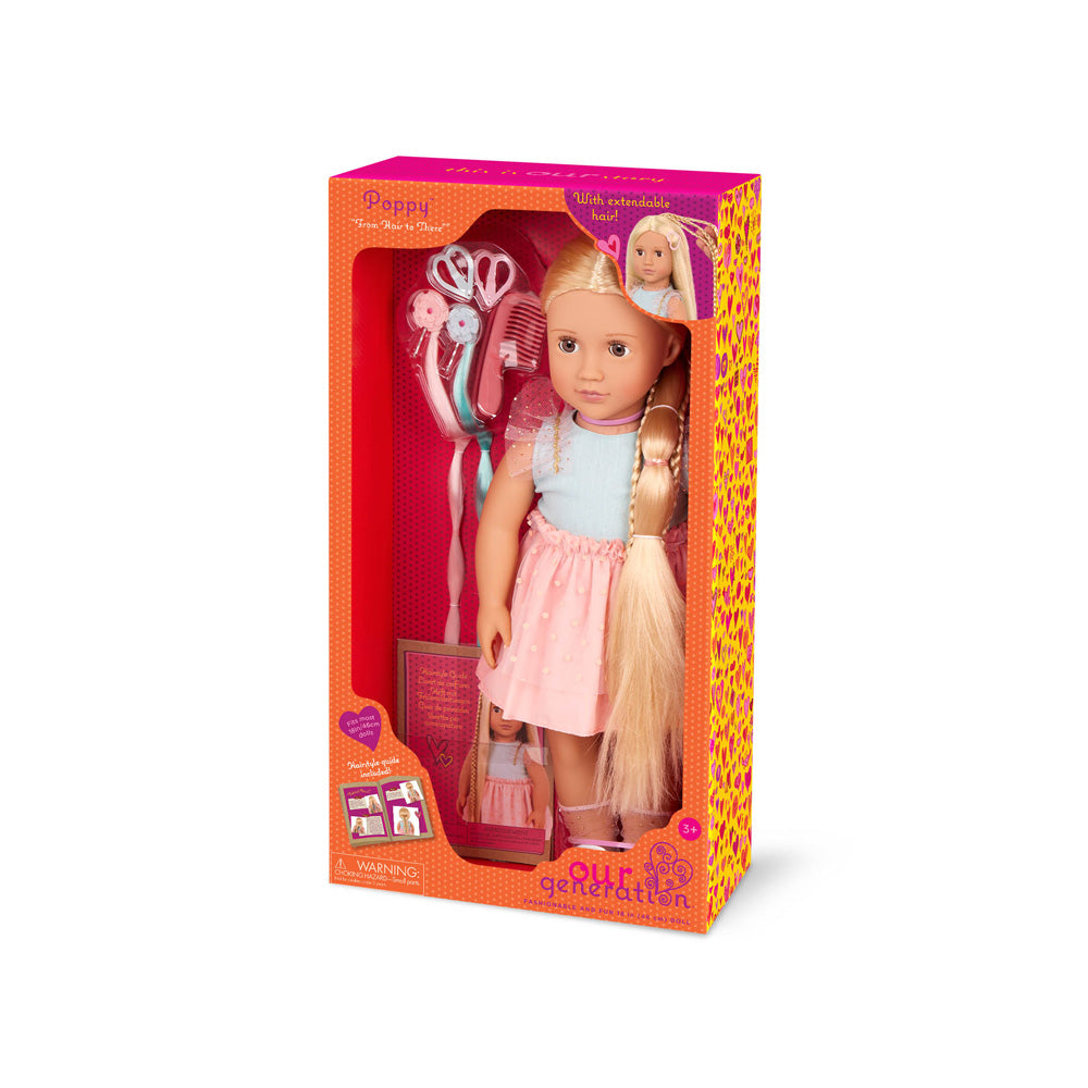 Our Generation Poppy 18" Hair Grow Doll