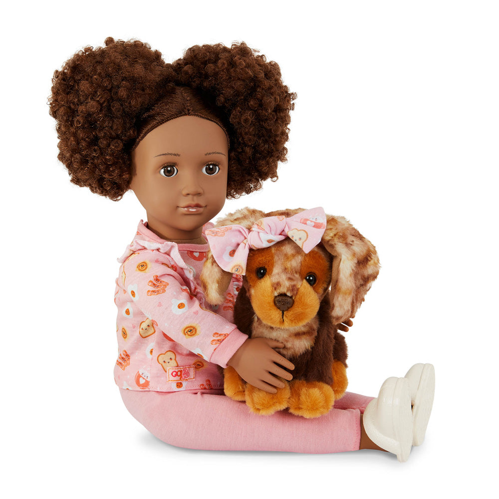 Our Generation Camryn 18" Doll with Pet Dog Coco