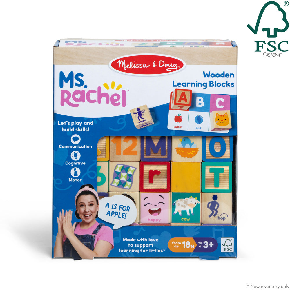 Melissa & Doug x Ms. Rachel Blocks Activity Cards