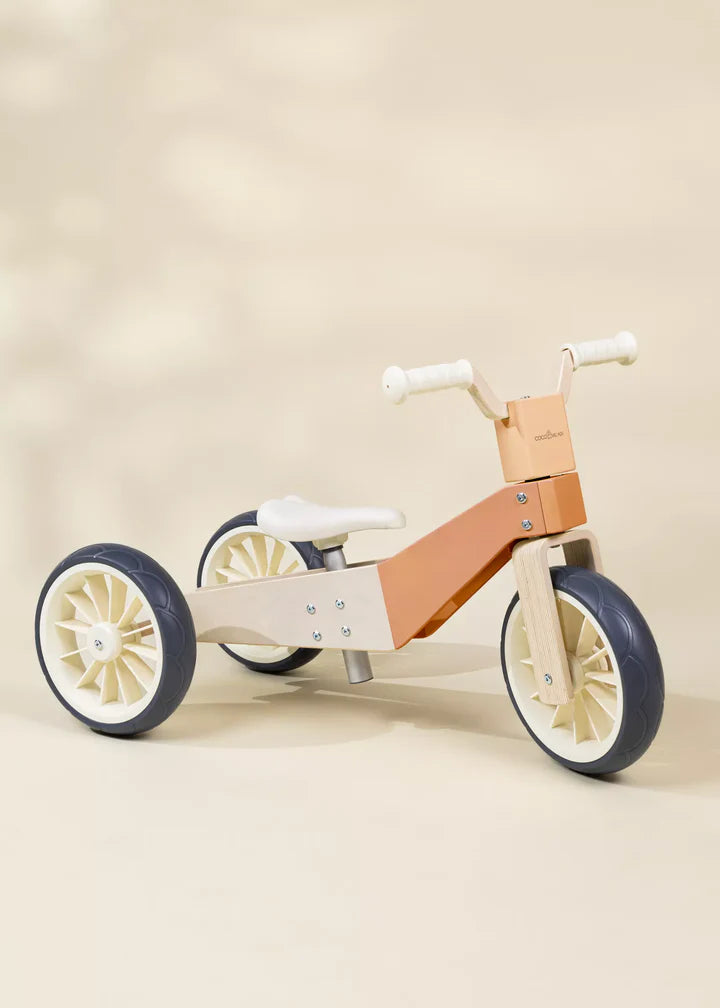 Coco Village Grapefruit 3-in-1 Wooden Balance Bike