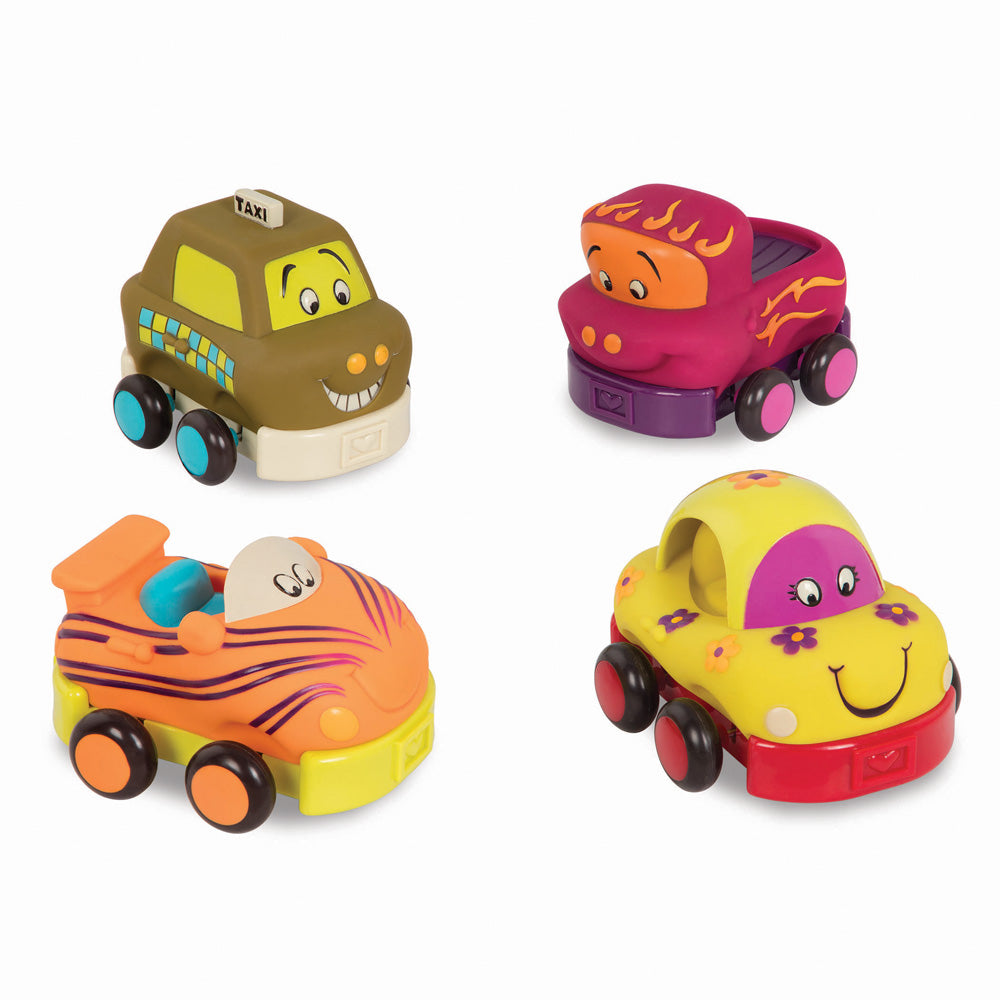 B.Toys Wheeee-Ls, Pull-Back Cars