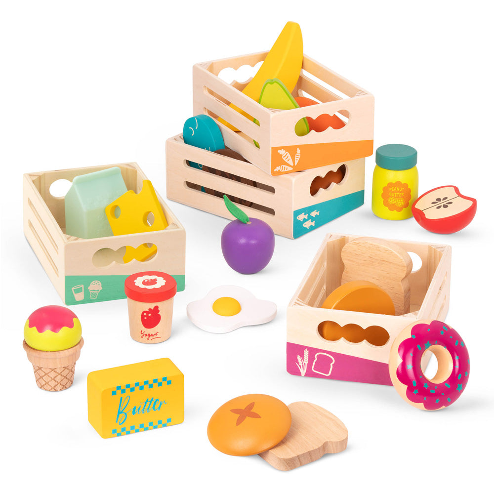 B.Toys Wooden Food Groups