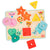 B.Toys Wooden Shapely Color  Puzzle