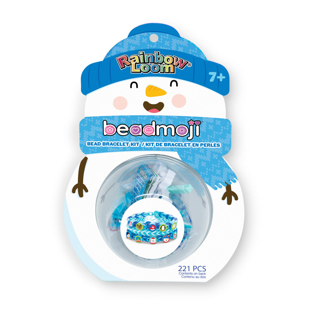 Rainbow Loom Snowman Beadmoji Bracelet Kit