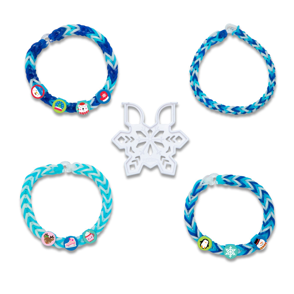 Rainbow Loom Snowman Beadmoji Bracelet Kit