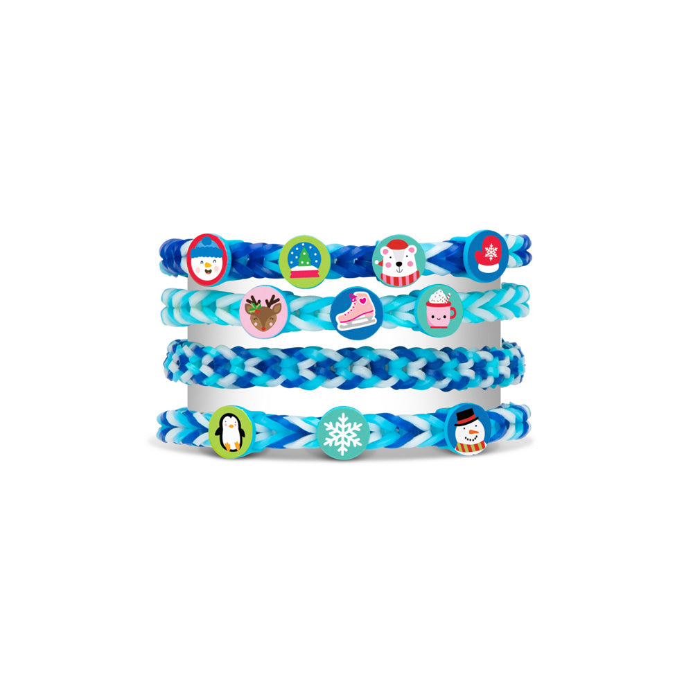 Rainbow Loom Snowman Beadmoji Bracelet Kit