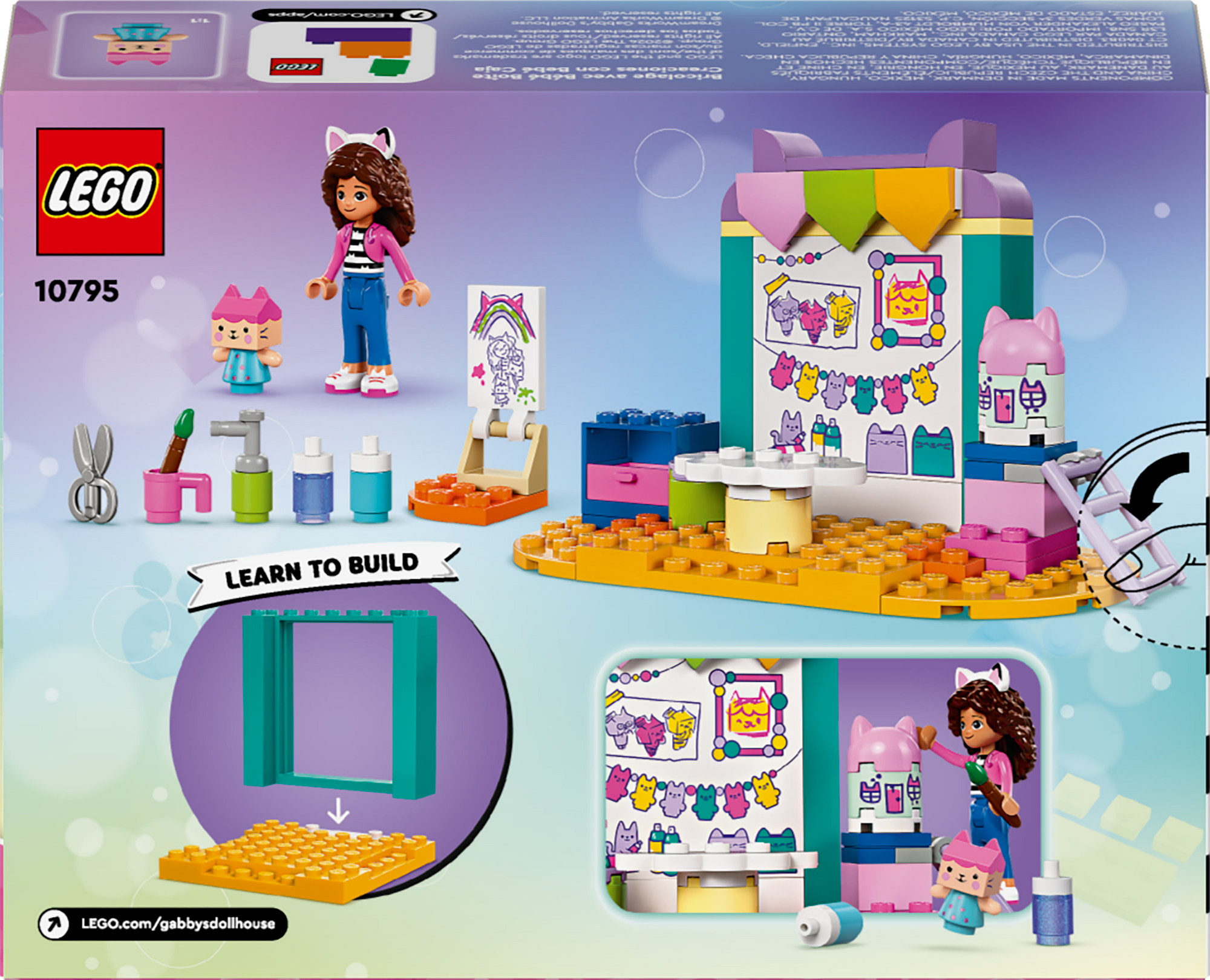 LEGO® Gabby's Dollhouse Crafting with Baby Box 10795