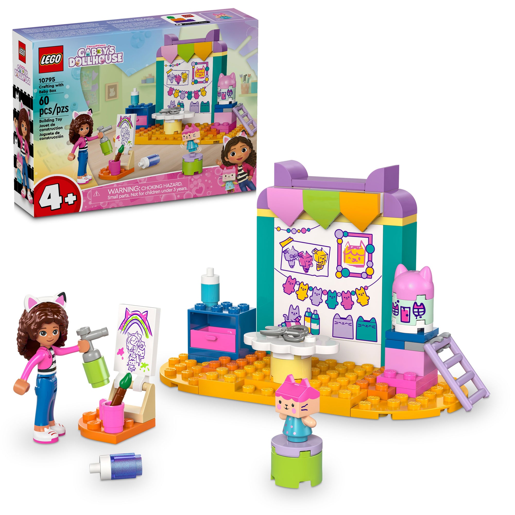 LEGO® Gabby's Dollhouse Crafting with Baby Box 10795