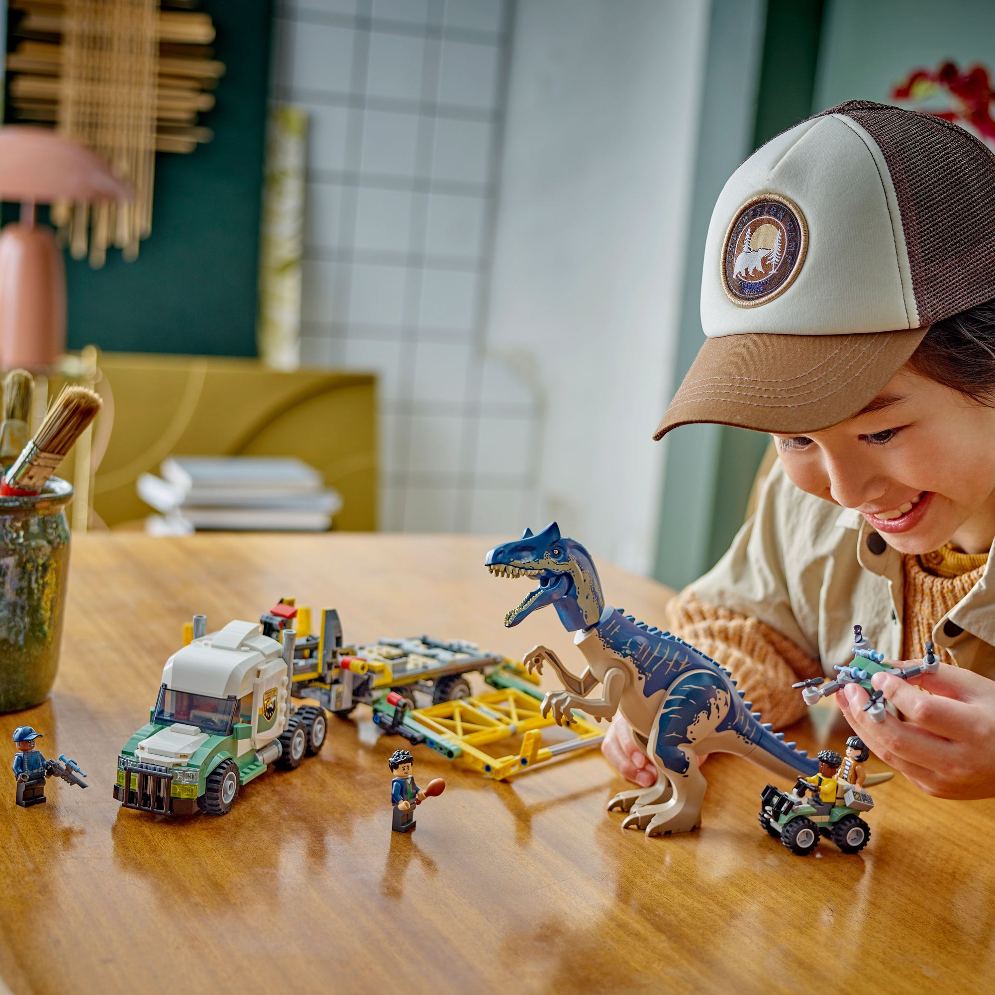 LEGO® Jurassic World™ Alosaurus Transport 76966