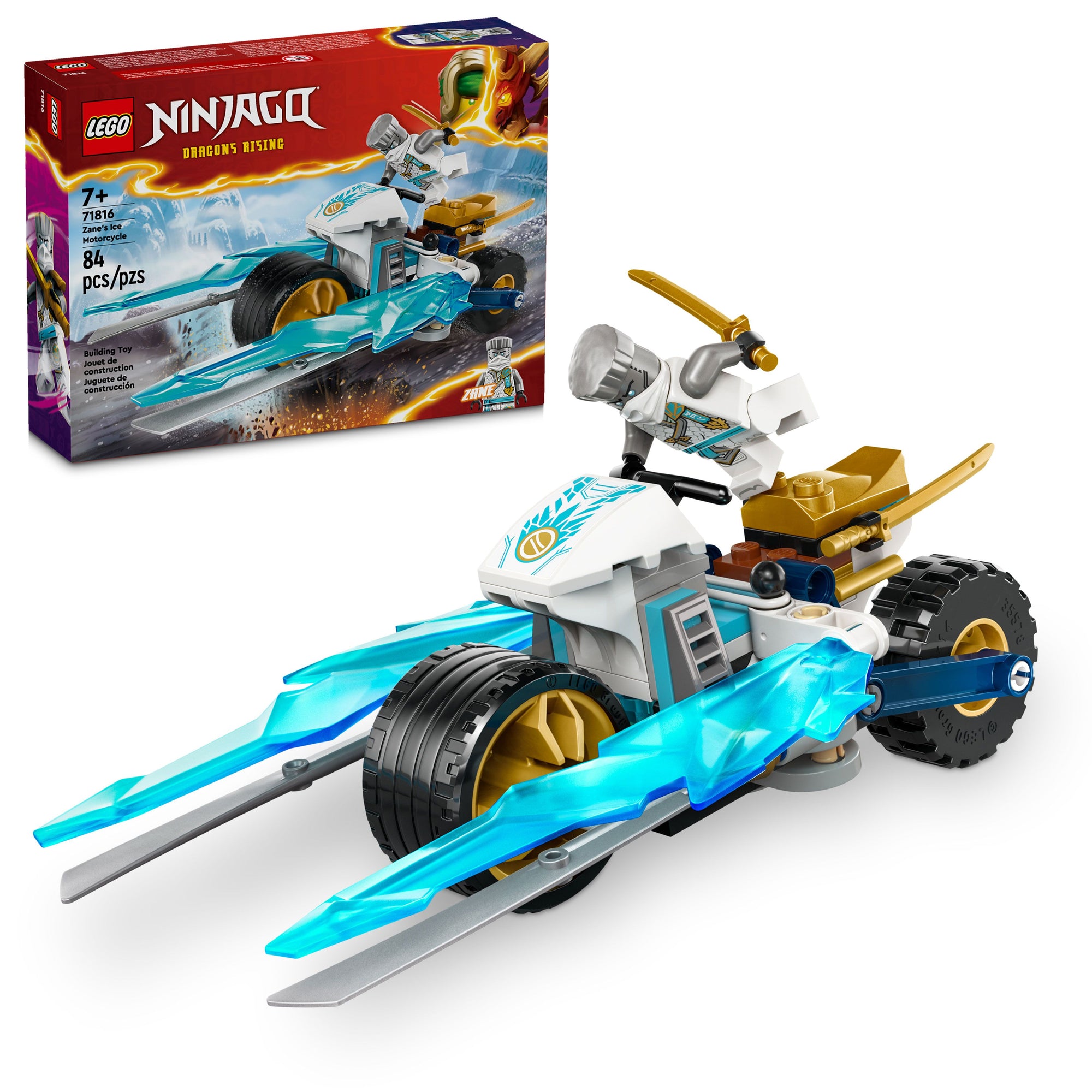 LEGO® NINJAGO® Zane’s Ice Motorcycle Toy Set 71816