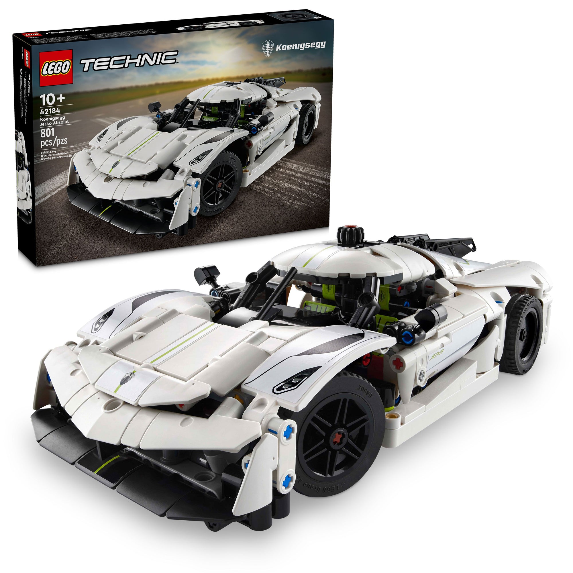 LEGO® Technic Koenigsegg Jesko Absolut White Hypercar 42184