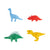 3D Dinosaur Erasers 5 Piece Set