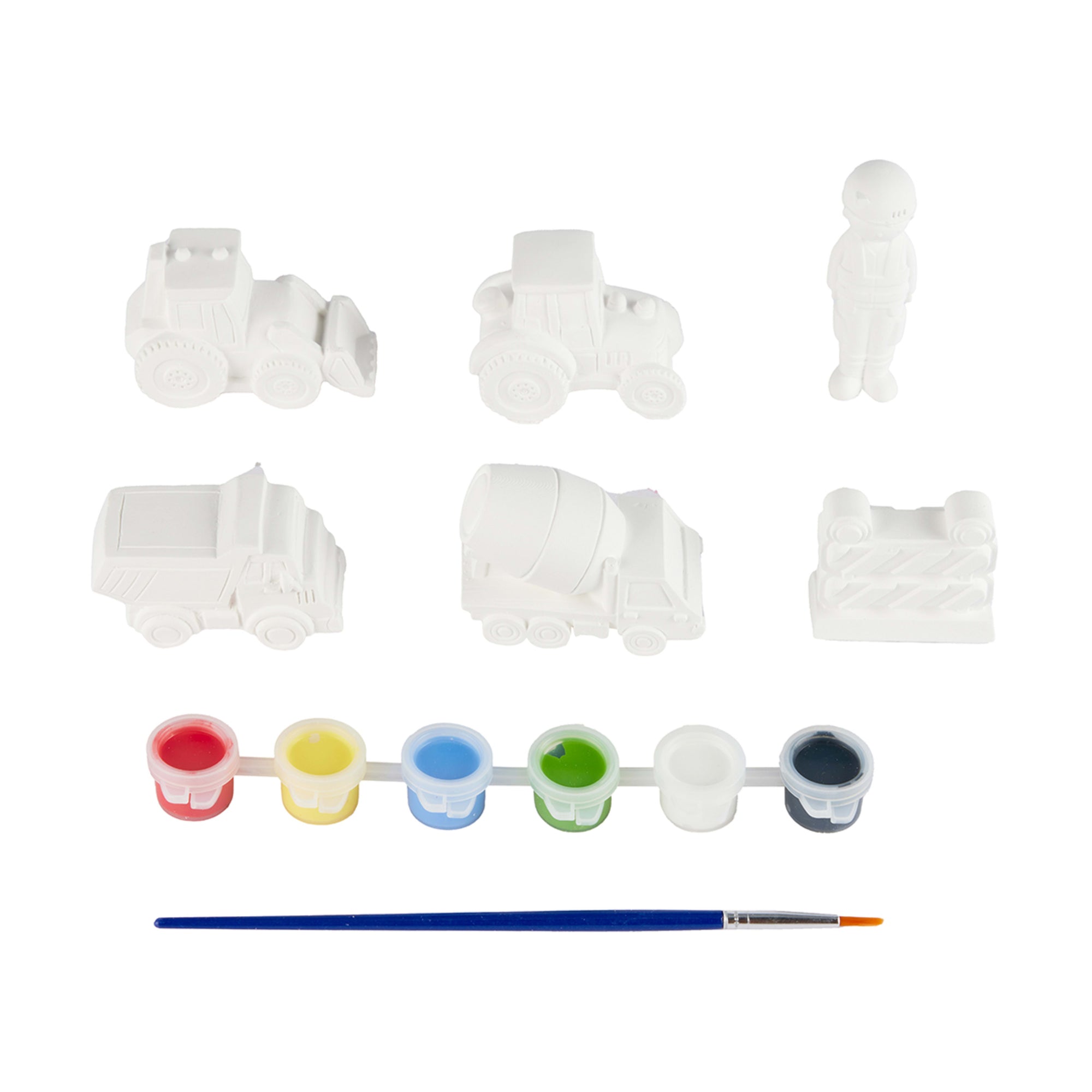 Paint Your Own Vehicle Set 13 Pieces