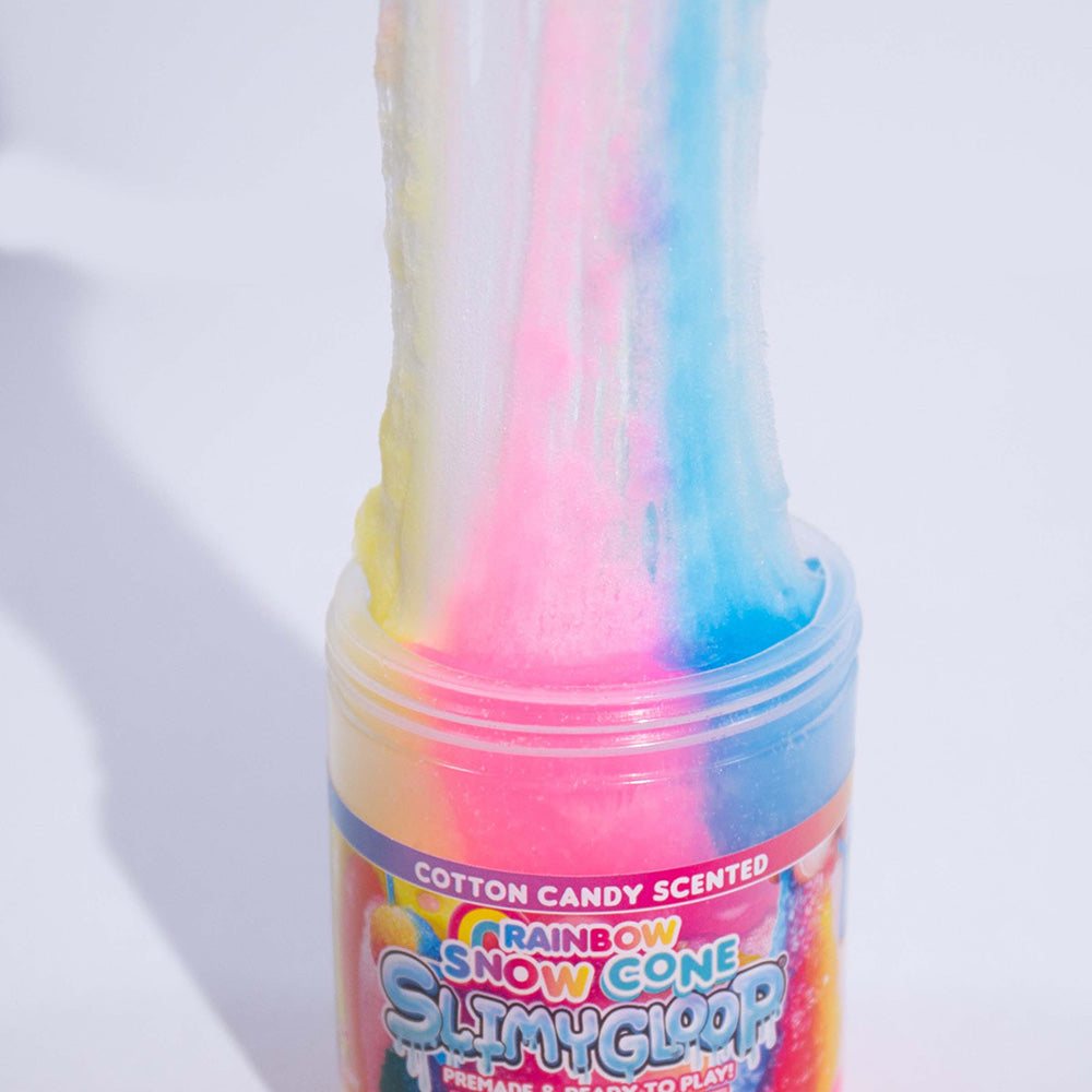 Slimygoop Jar Rainbow Snow Cone Icy Slime