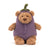 Jellycat Bartholomew Bear Eggplant