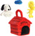 Peanuts Snoopy's House Playset (3 Pcs) 8"