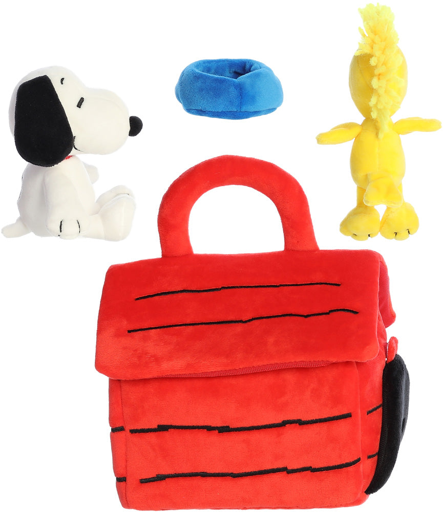 Peanuts Snoopy's House Playset (3 Pcs) 8"