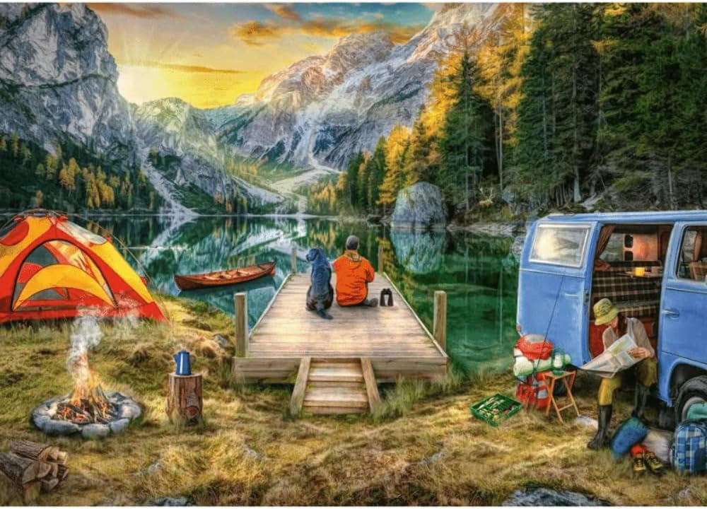 Calm Campsite 1000 Pc Puzzle