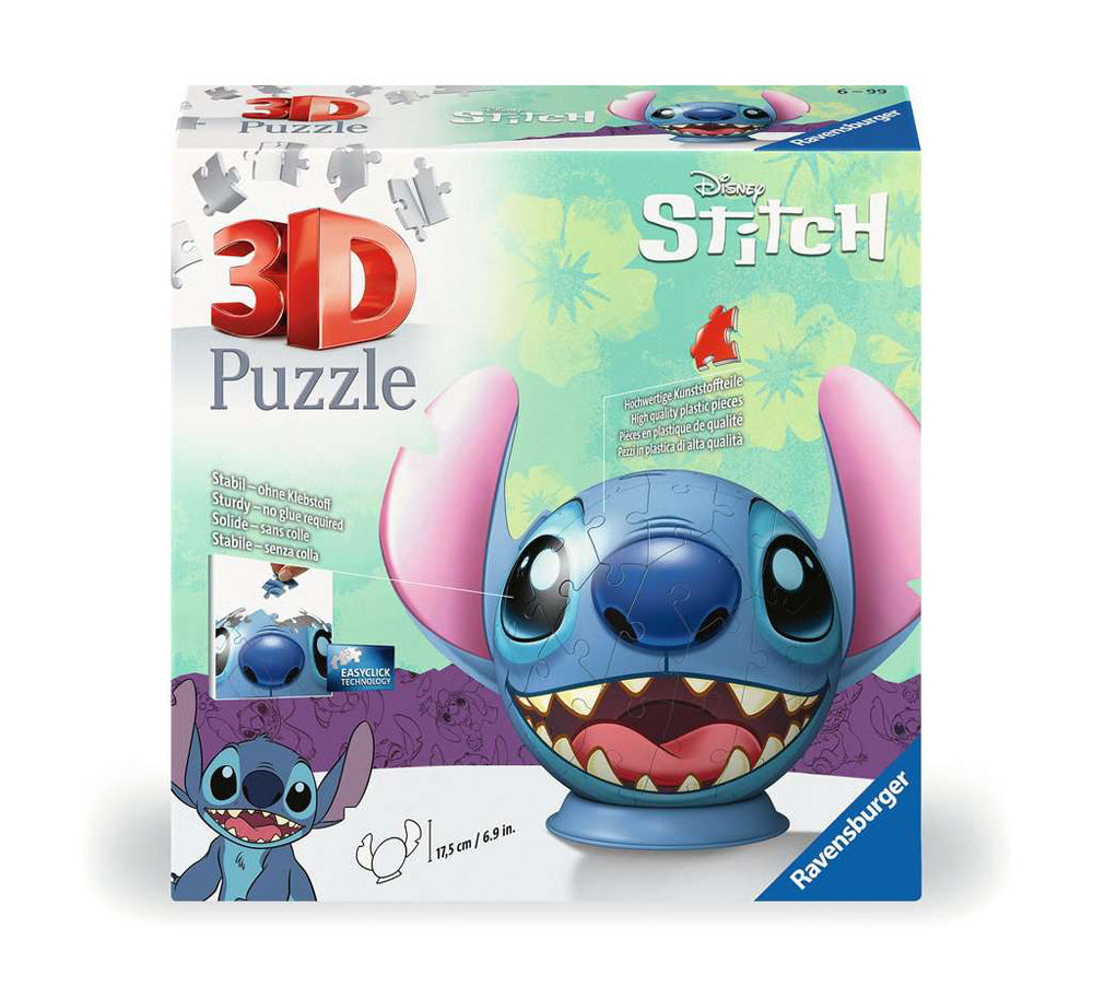 Stitch 72 pc Head w/Ears 3D Puzzle