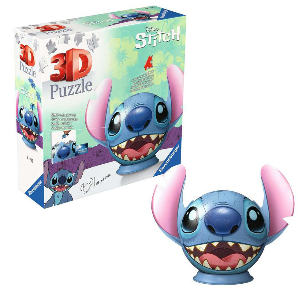 Stitch 72 pc Head w/Ears 3D Puzzle