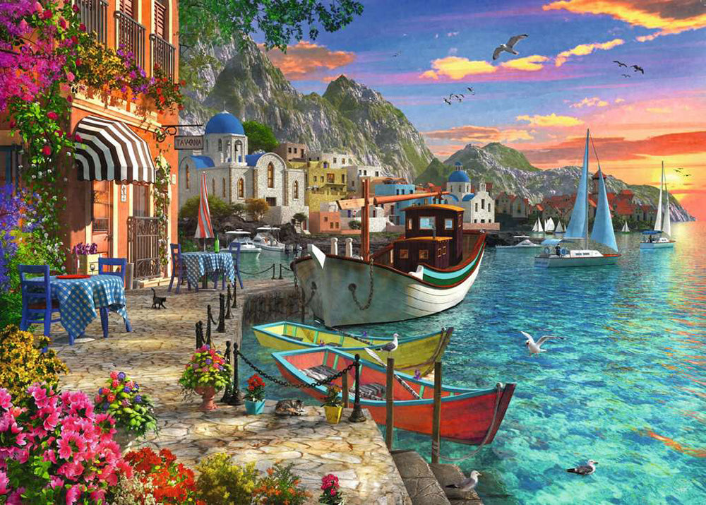 Grandiose Greece 1000 Pc Puzzle