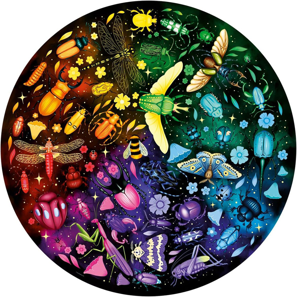 Insects 500 Pc Round Puzzle