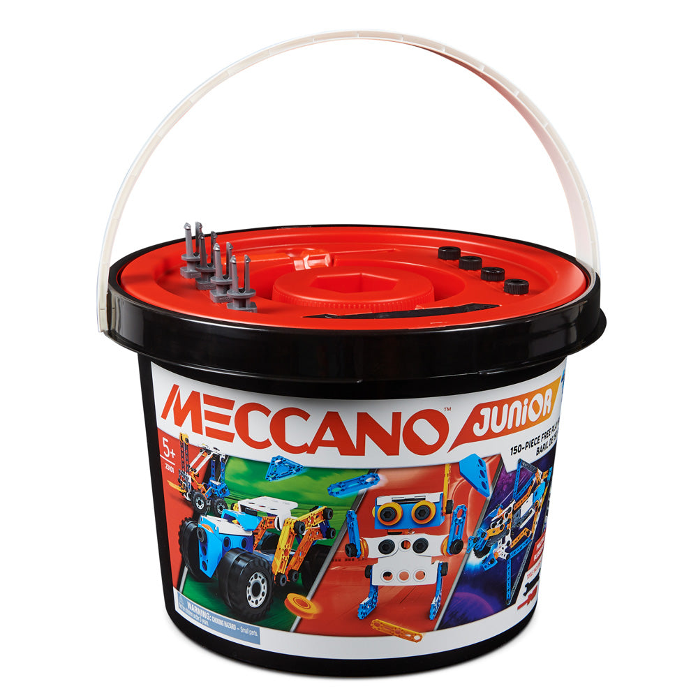 Meccano Junior 150-Piece Bucket