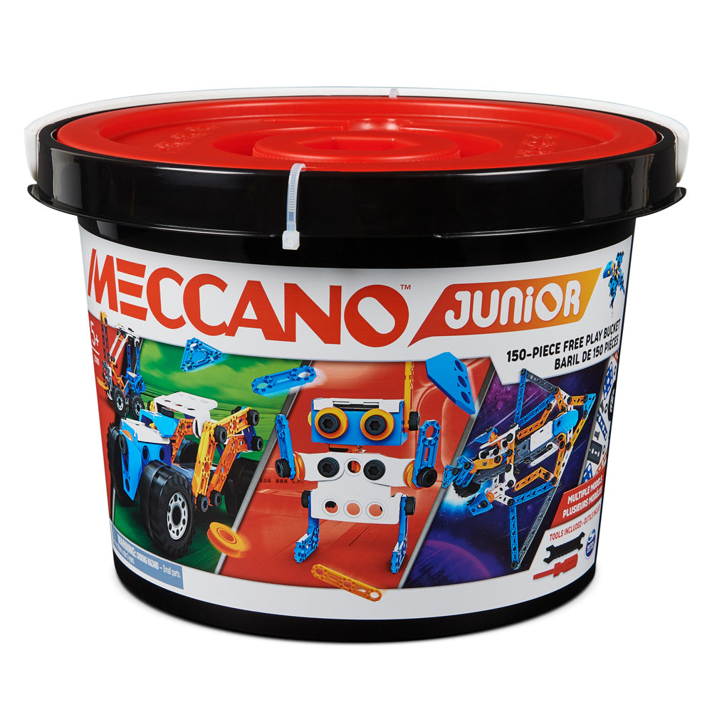 Meccano Junior 150-Piece Bucket