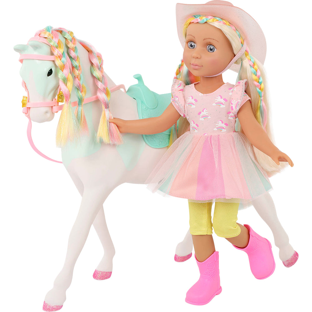 Glitter Girls Gia 14" Doll with Horse Gypsy