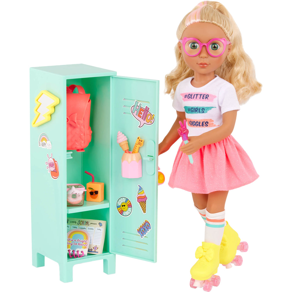 Glitter Girls Sunnie 14" Doll with School Locker Playset