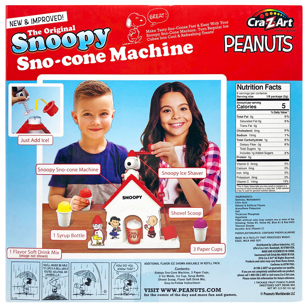 Snoopy Sno-cone Machine