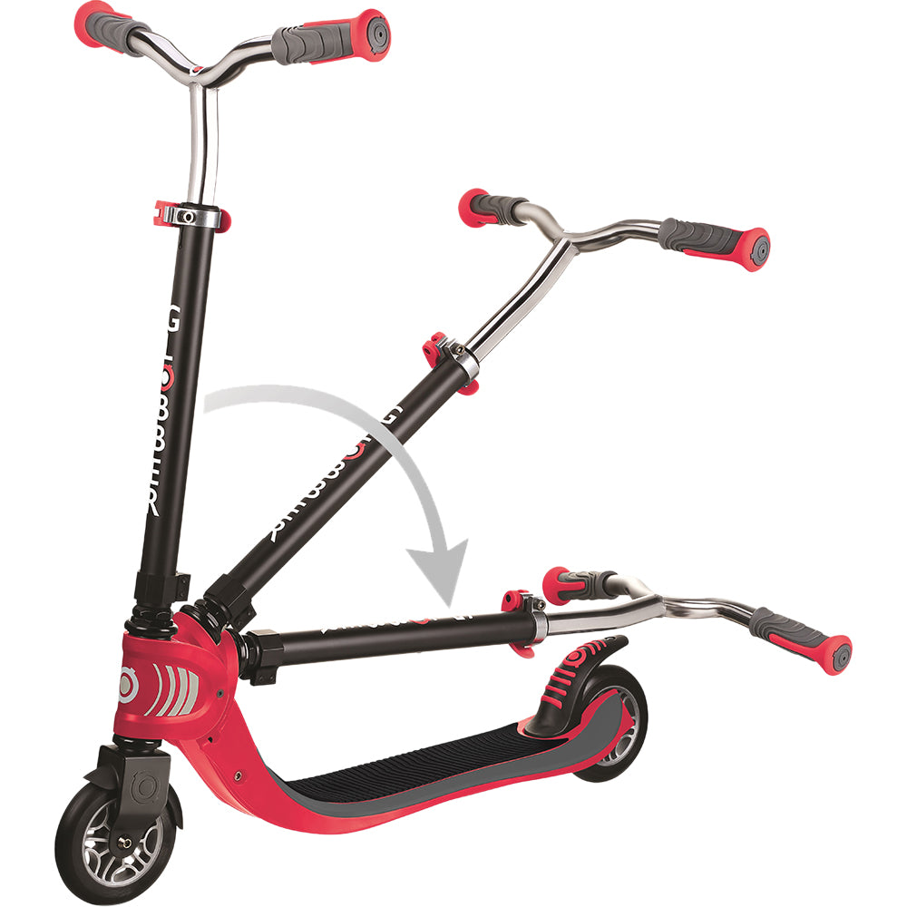 Globber Flow 125 Foldable - Black/Red