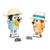 Bluey Holiday S11 Figure 2Pk On Holiday