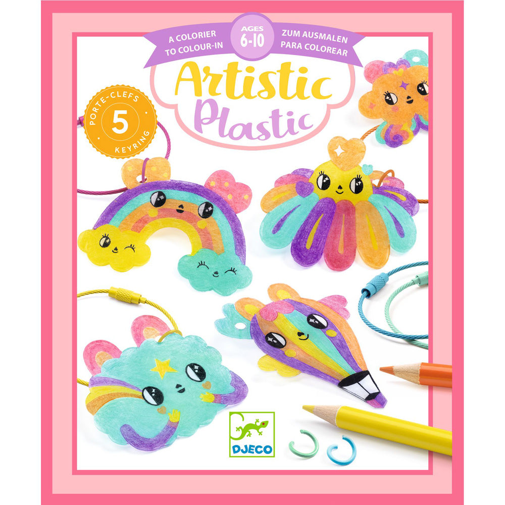 Artistic Plastic Kawaii Key Ring