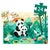 Djeco Silhouette Puzzle / Leo The Panda / 24 pcs