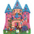 Djeco Silhouette Puzzle / Fairy Castle / 54 pcs