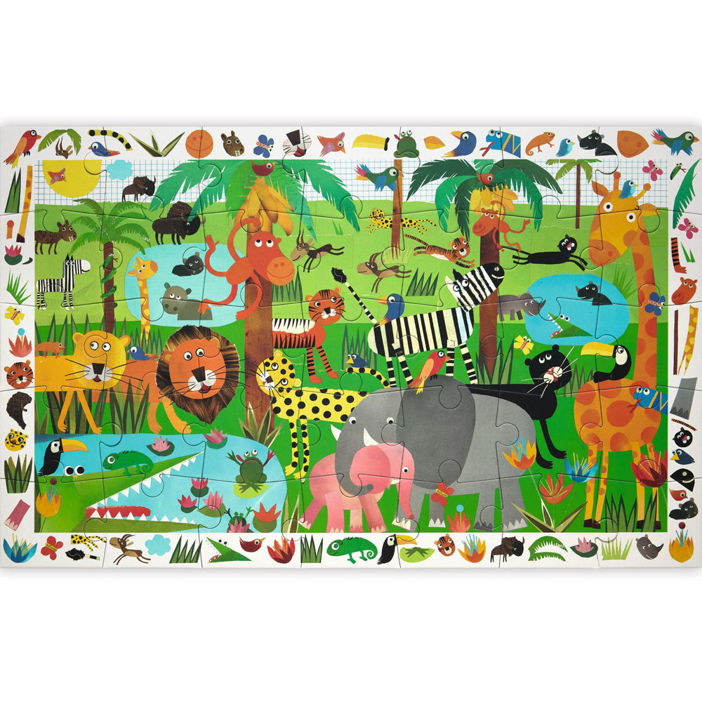 Djeco Observation Puzzle / Jungle / 35 pcs