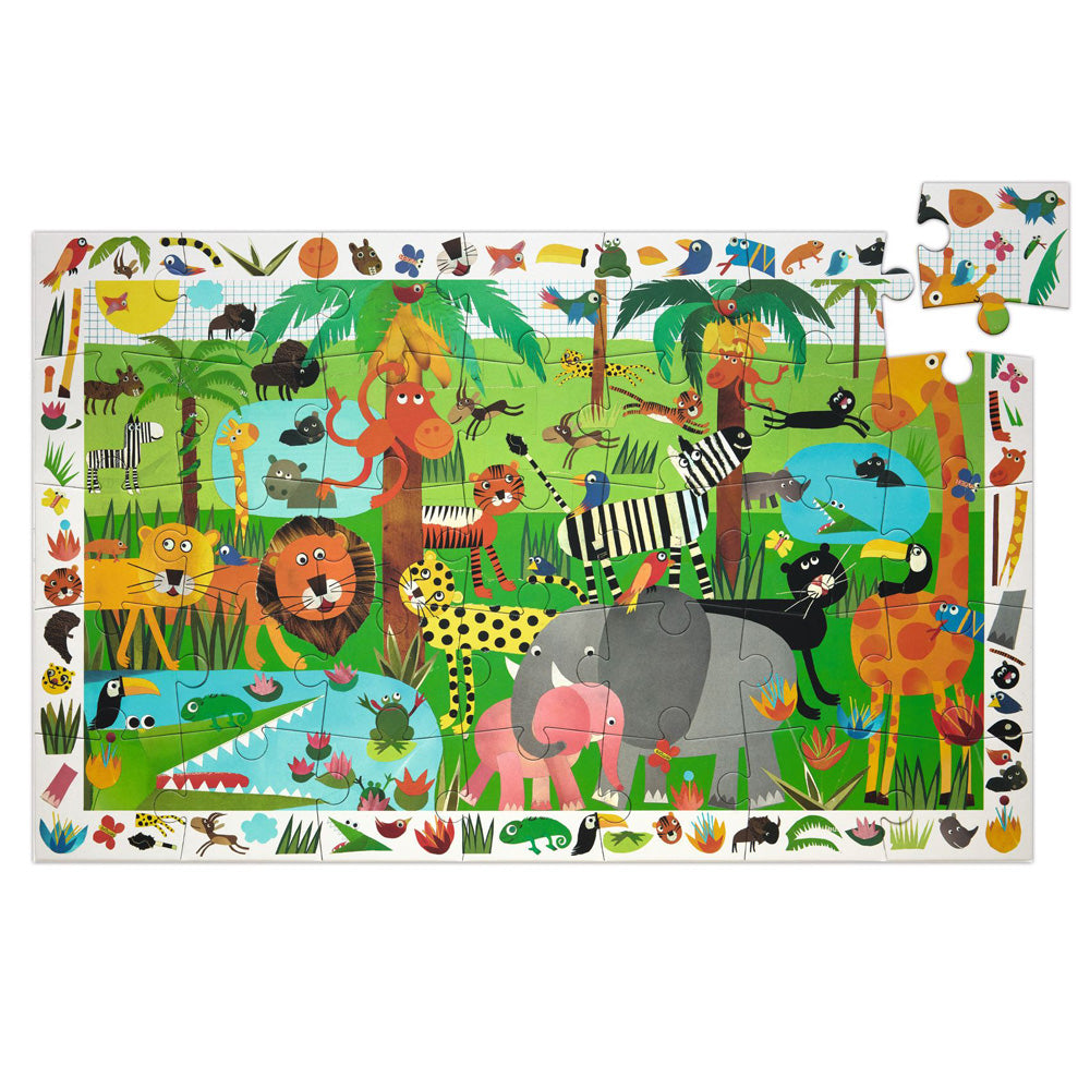 Djeco Observation Puzzle / Jungle / 35 pcs