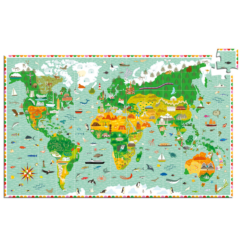 Djeco Observation Puzzle Around The World 200 pcs