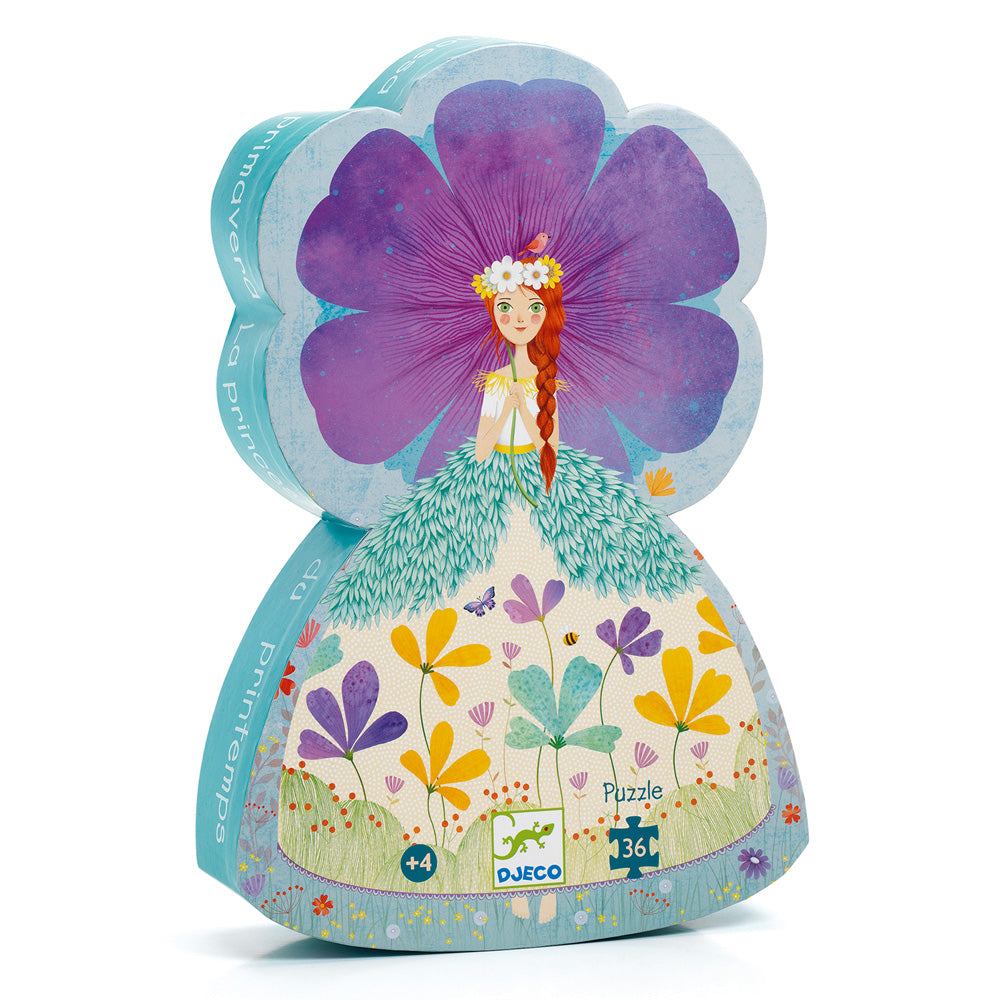 Djeco Silhouette Puzzle Princess of Spring 36 pcs