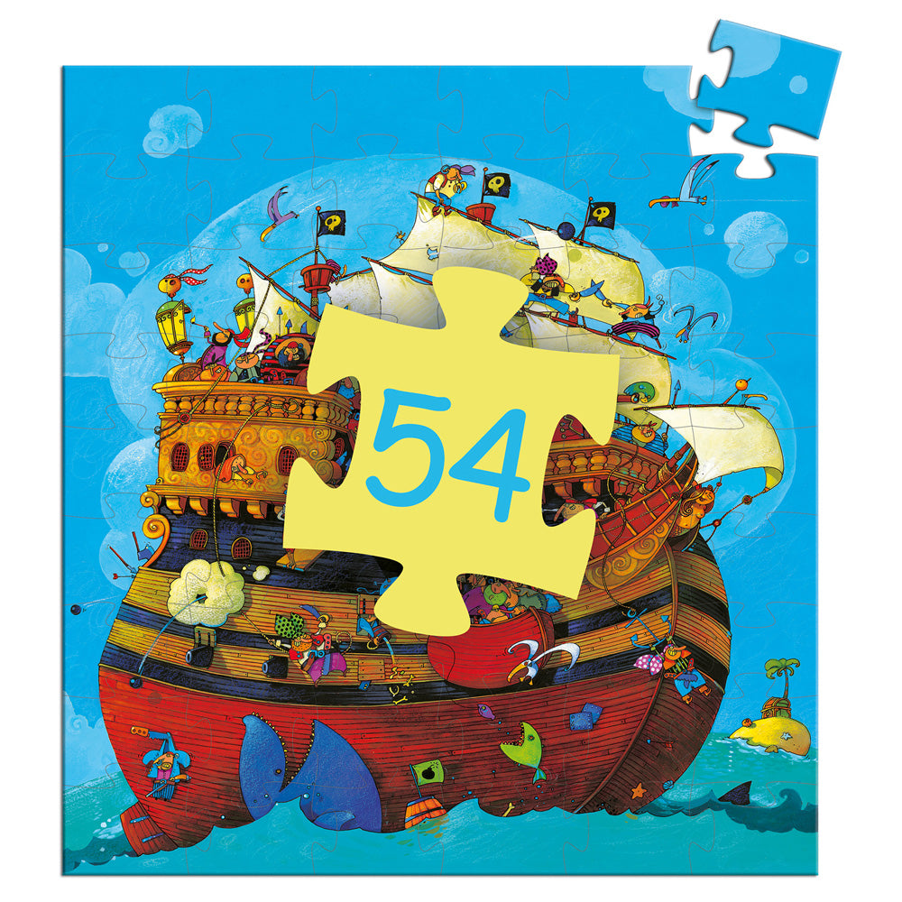 Djeco Silhouette Puzzle / Barbarossa's Boat 54 pcs