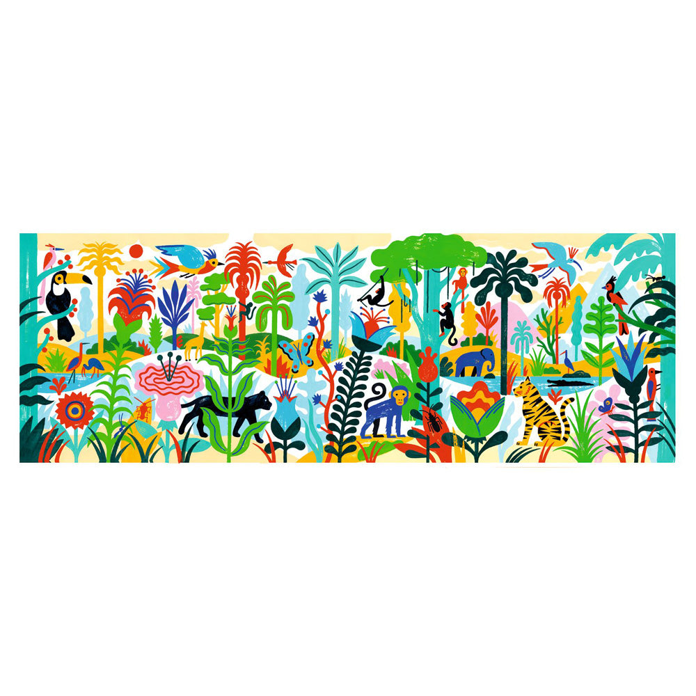 Djeco Puzzle gallery / Jungle - 100 pcs