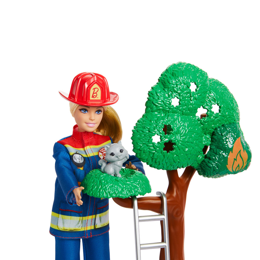 Barbie Firefighter Playset