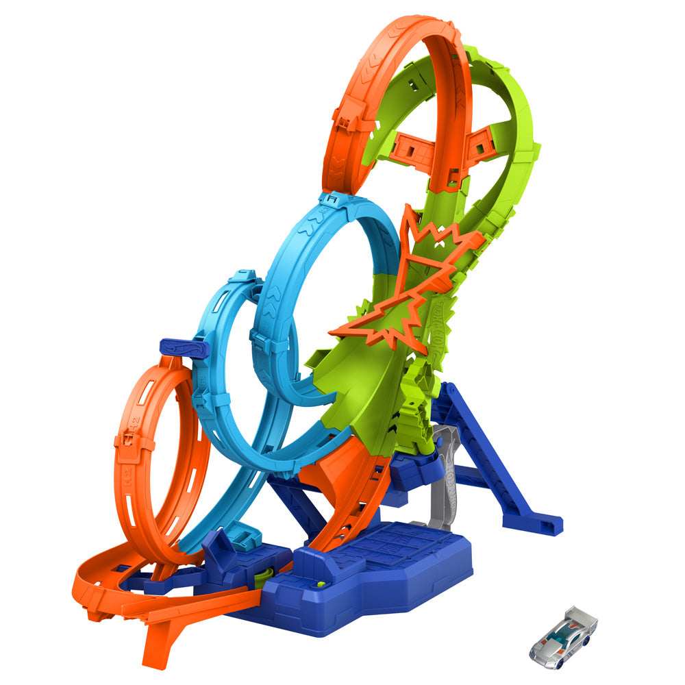 Hot Wheels® 4-Loop Crash-Out™ Track Set