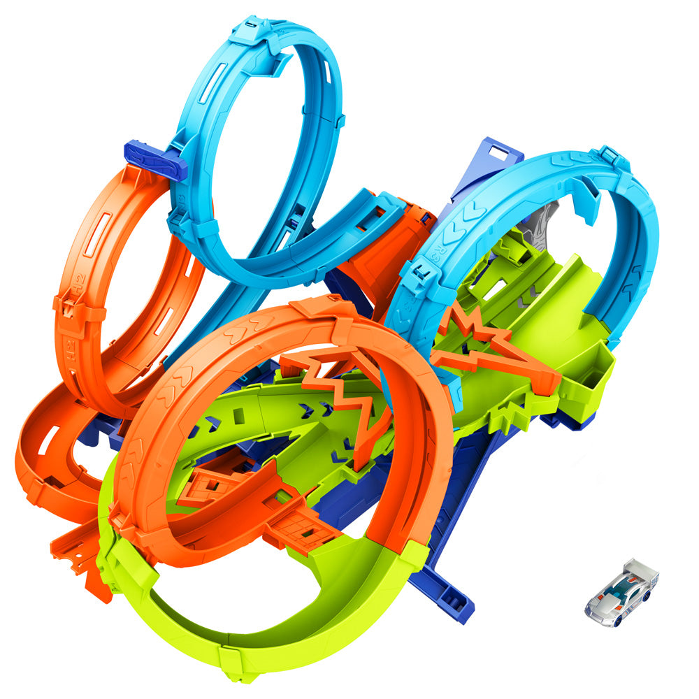 Hot Wheels® 4-Loop Crash-Out™ Track Set