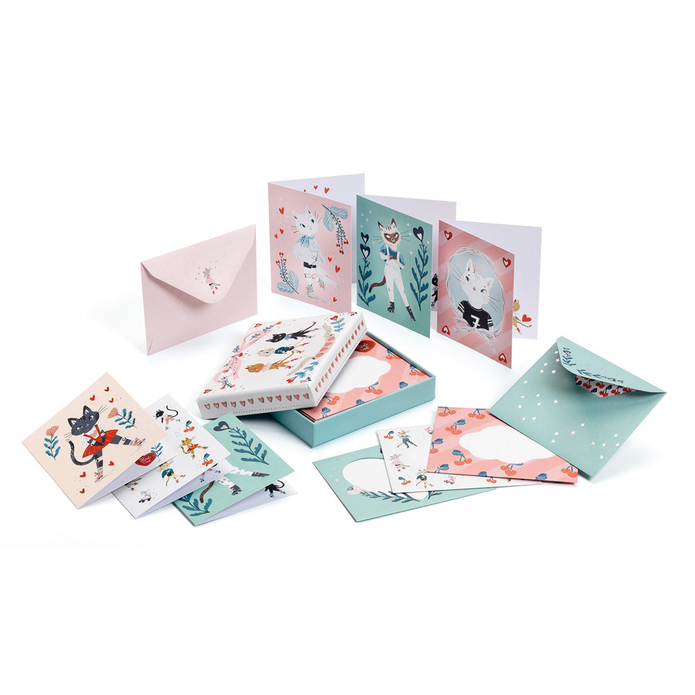 Djeco Wiriting Set - Lucille Stationery Box